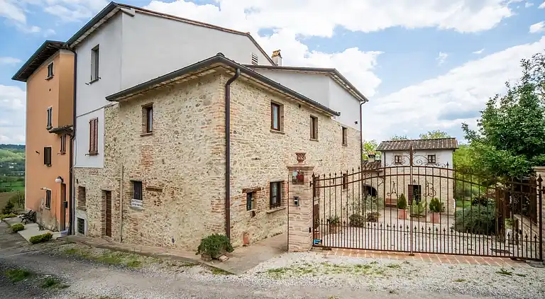Gårdshus i Città di Castello