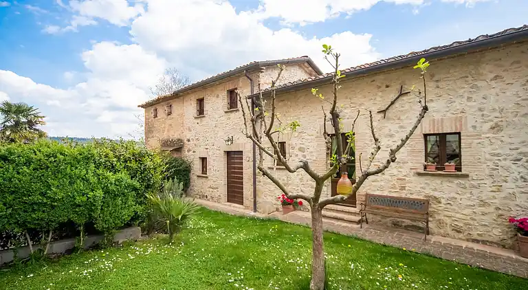Gårdshus i Città di Castello