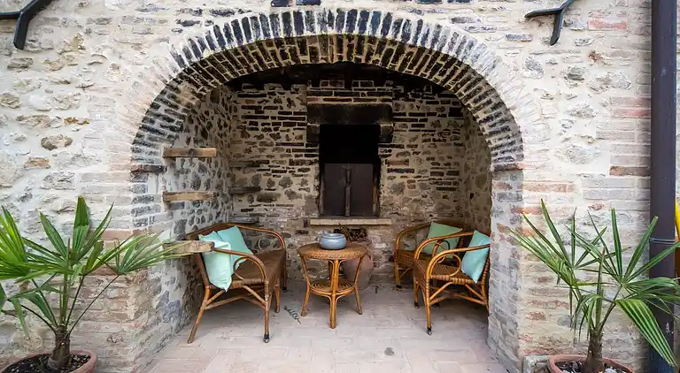 Gårdshus i Città di Castello