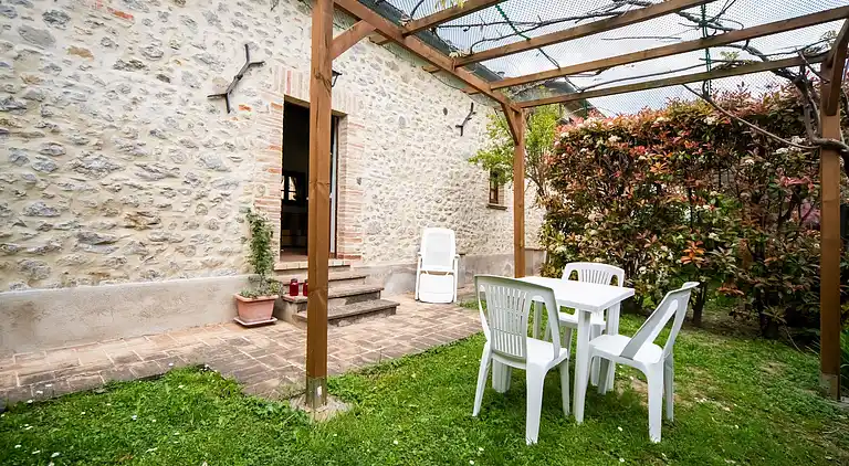 Gårdshus i Città di Castello