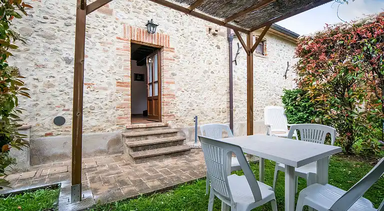 Gårdshus i Città di Castello