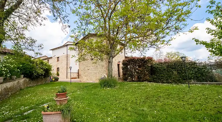 Gårdshus i Città di Castello