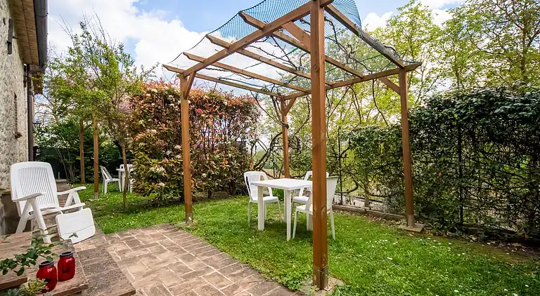 Gårdshus i Città di Castello