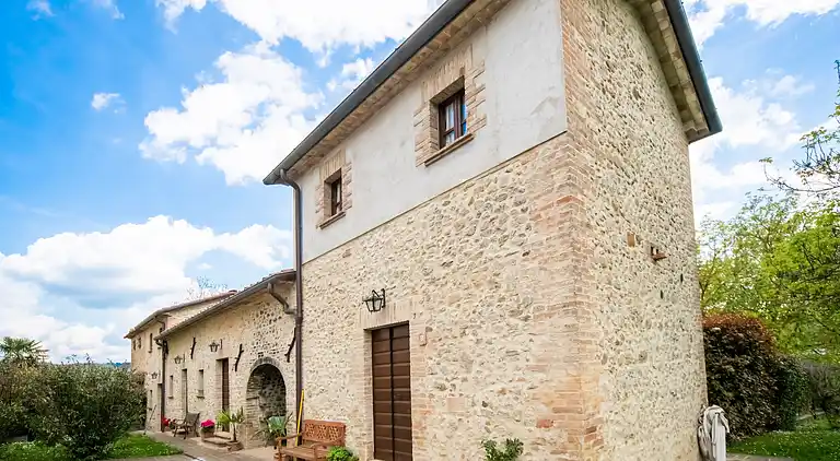 Gårdshus i Città di Castello