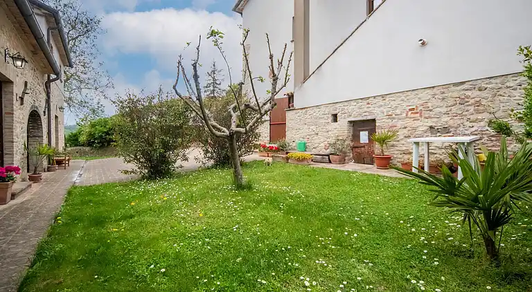 Gårdshus i Città di Castello