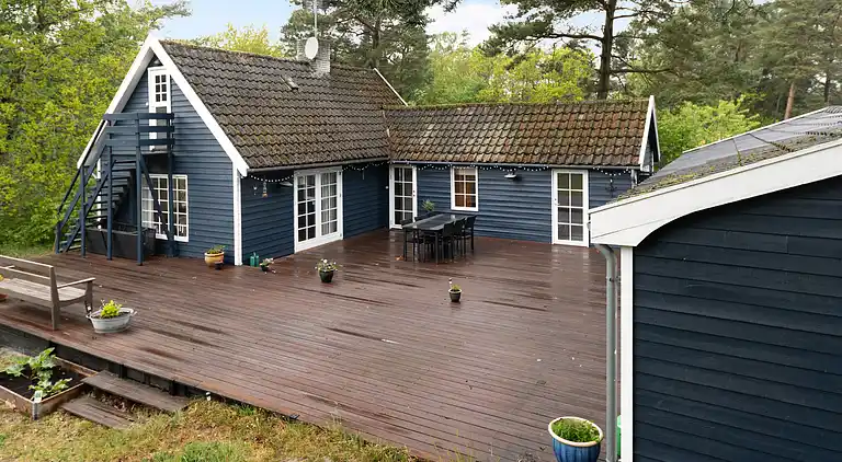 Charmerende sommerhus nær stranden