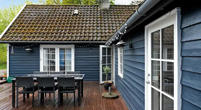 Charmerende sommerhus nær stranden