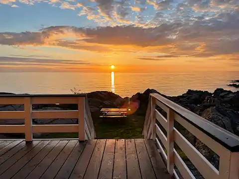 Holiday apartment with sea view on the cliffs