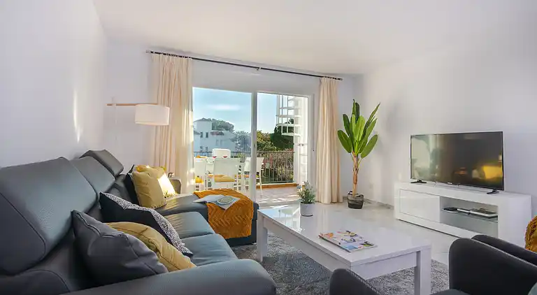 Modern beach side duplex penthouse. 