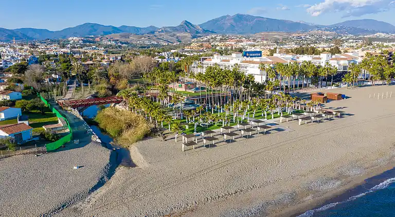 Modern beach side duplex penthouse. 