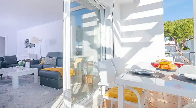 Modern beach side duplex penthouse. 