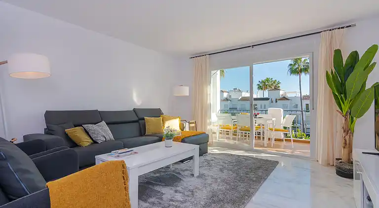 Modern beach side duplex penthouse. 