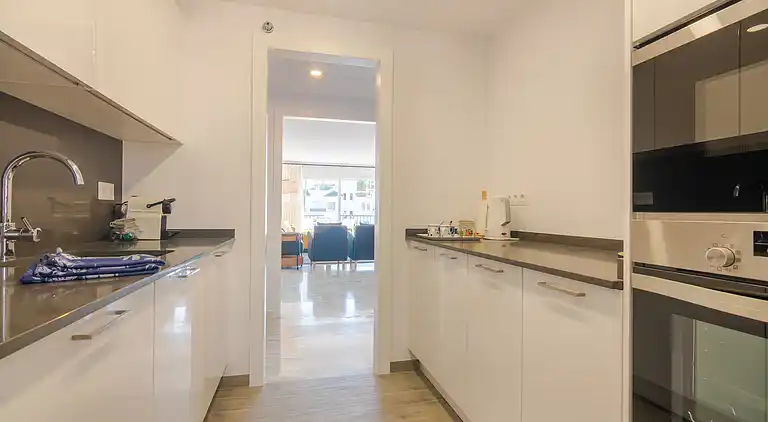 Modern beach side duplex penthouse. 