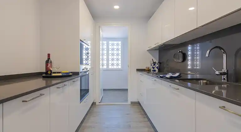 Modern beach side duplex penthouse. 