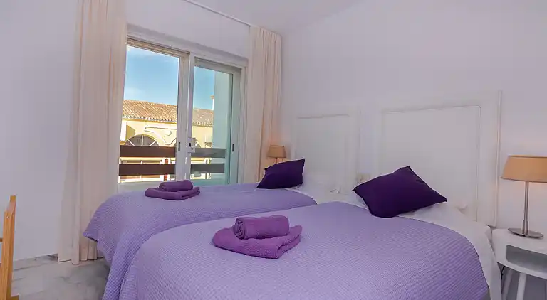 Modern beach side duplex penthouse. 