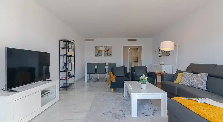 Modern beach side duplex penthouse. 