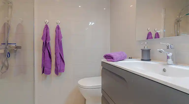 Modern beach side duplex penthouse. 