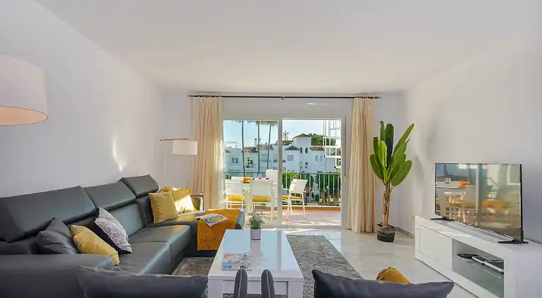 Modern beach side duplex penthouse. 