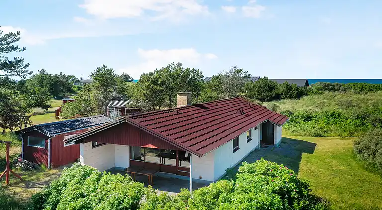 Gemütliches Sommerhaus am Sandstrand