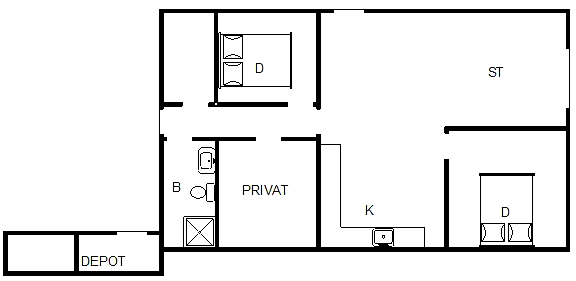 Vakantiehuis in Rindby Strand