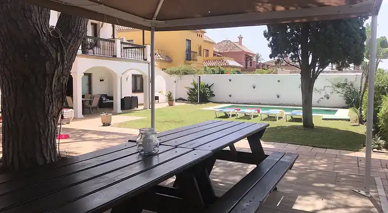 Stor strand villa i Marbella