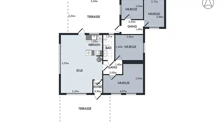 Naturskønt sommerhus nær skov og strand
