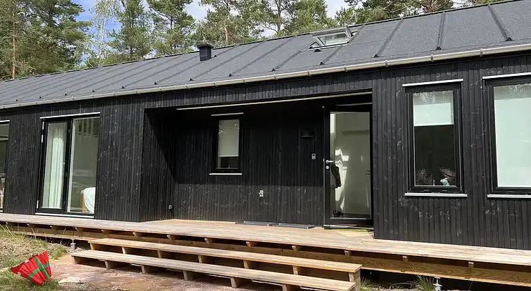 Arkitekttegnet sommerhus på Bornholm
