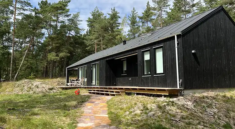 Arkitekttegnet sommerhus på Bornholm