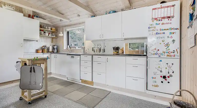 Lyst sommerhus 300 meter fra stranden