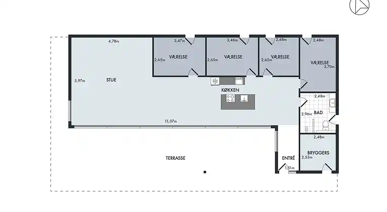 Sommerhus på Bornholm tæt på hav og strand