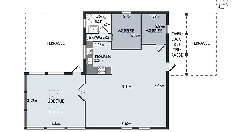 Hyggeligt sommerhus på Langeland – 300 m til hav