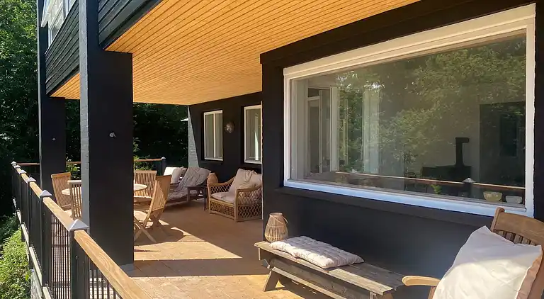 Moderne sommerhus med enestående havudsigt