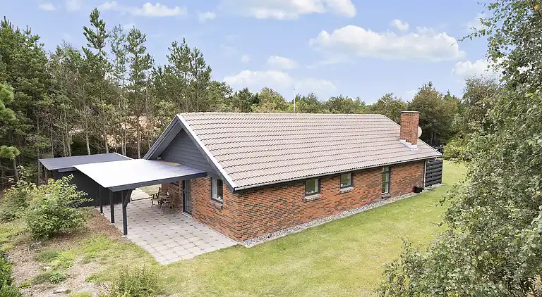 Familievenlig sommerhus ved Vesterhavet