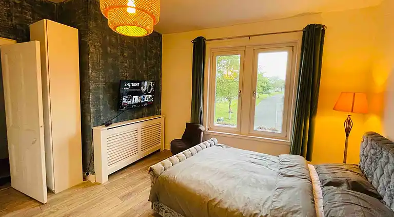 1 Schlafzimmer Pet Friendly Apt Wd Free Wifi, Parkplatz,