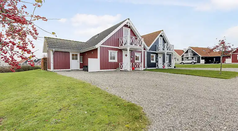 Charmerende rækkehus ved strand, skov og natur 