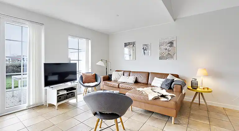 Charmerende rækkehus ved strand, skov og natur 