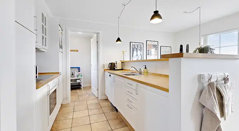 Charmerende rækkehus ved strand, skov og natur 