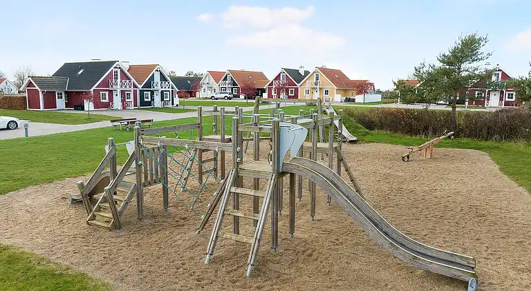 Charmerende rækkehus ved strand, skov og natur 