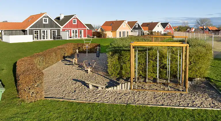 Charmerende rækkehus ved strand, skov og natur 