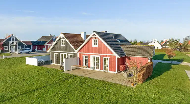 Charmerende rækkehus ved strand, skov og natur 