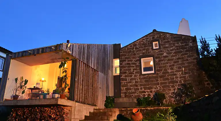 Appartamento vacanze villa in pietra con vista mare nelle