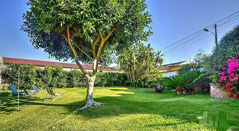 Haus mit Garten in der Nähe des Meeres