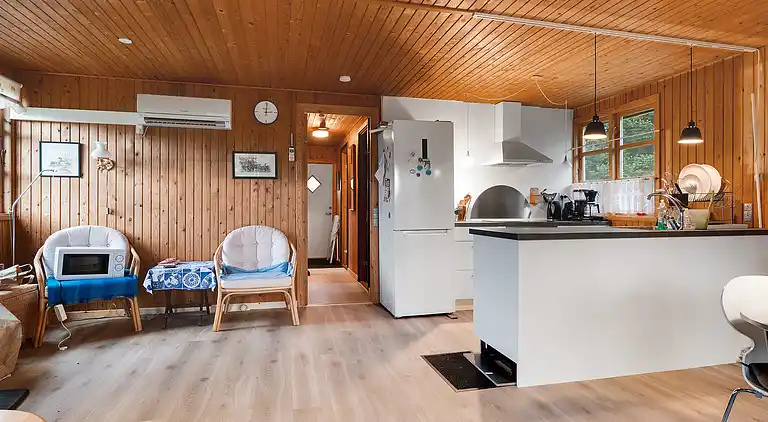 Hyggeligt sommerhus kun 600 meter fra vandet