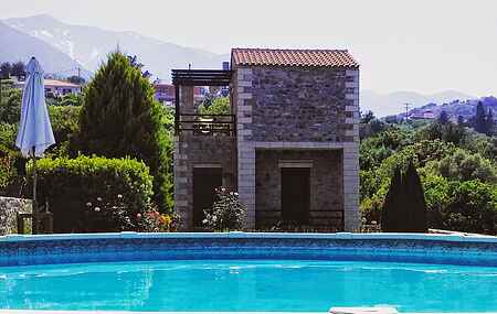 Stratos Villas Chania con piscina y mar view