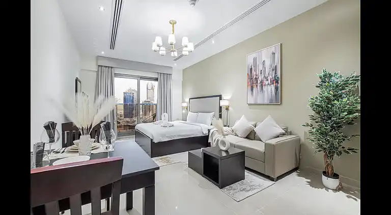 Ruhiges Studio-Apartment in Elite Downtown Dubai