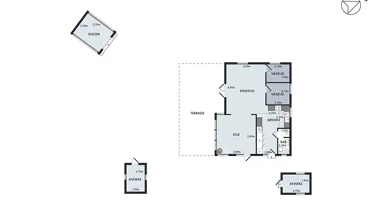 Fint sommerhus nær sjøen og gode opplevelser
