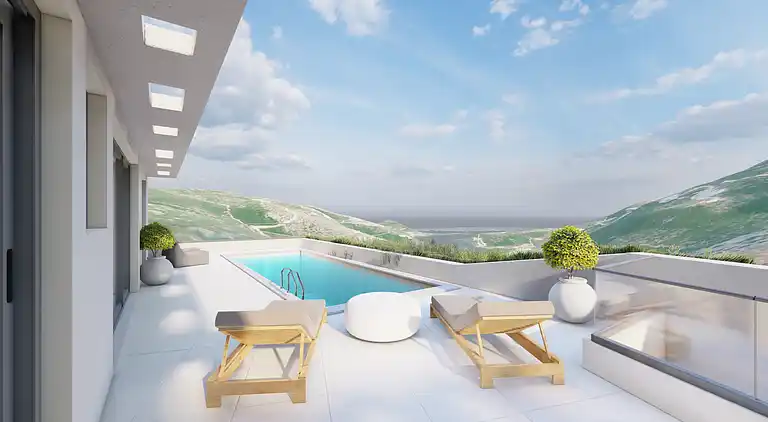 Luxury villa Theros I with private pool