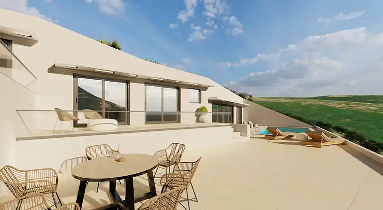 Luxury villa Theros I with private pool