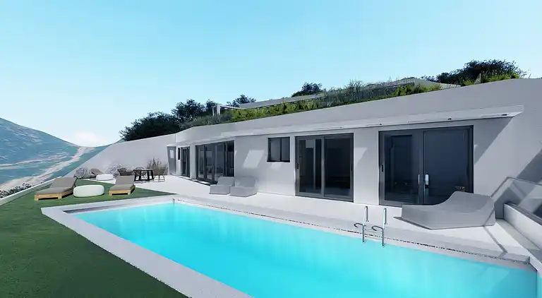 Luxury villa Theros II with private pool