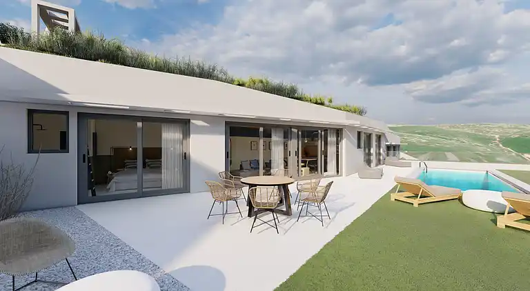 Luxury villa Theros II with private pool